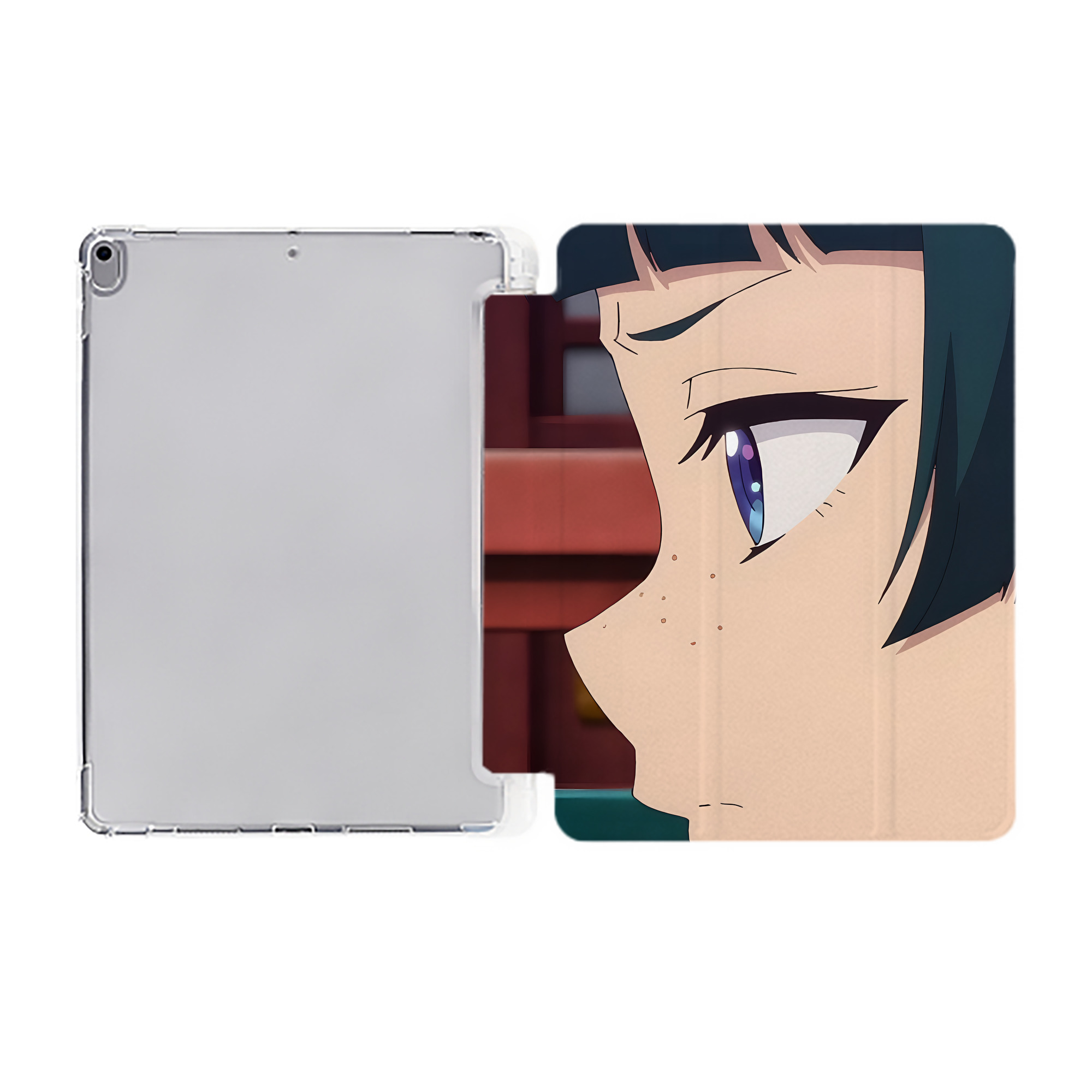 （画像用） 薬屋のひとりごと The Apothecary Diaries IPad ケース ペン収納付き 三つ折りスタンド PUレザー×シリコン 対応機種9.5/10.5/10.9インチ